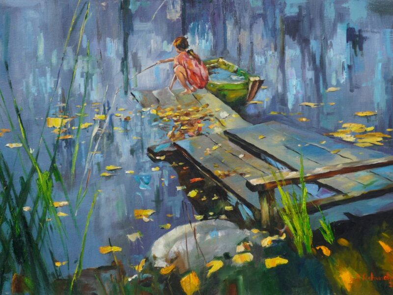 Fishing Painting