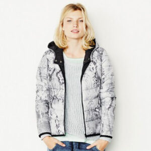 Plaid Hangdown Cowl Neck